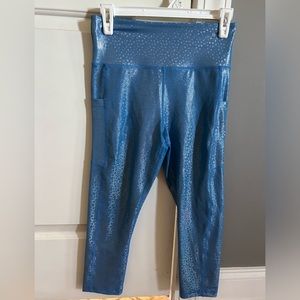 Zyia Light n tight Capri mermaid pattern
